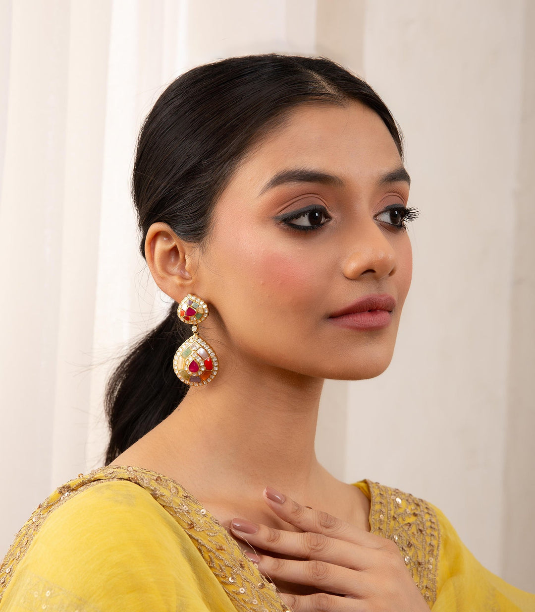 JIYA NAVRATAN EARRING