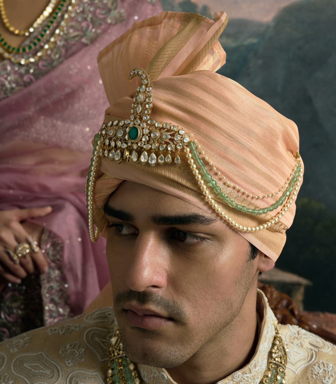 RUDRA GREEN MOISSANITE KALGIS