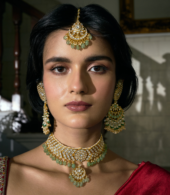 NEHA GREEN KUNDAN CHOKER