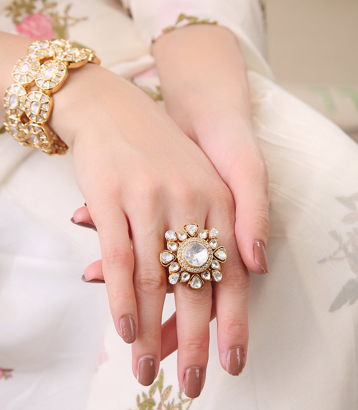 HIMANSHI POLKI RING
