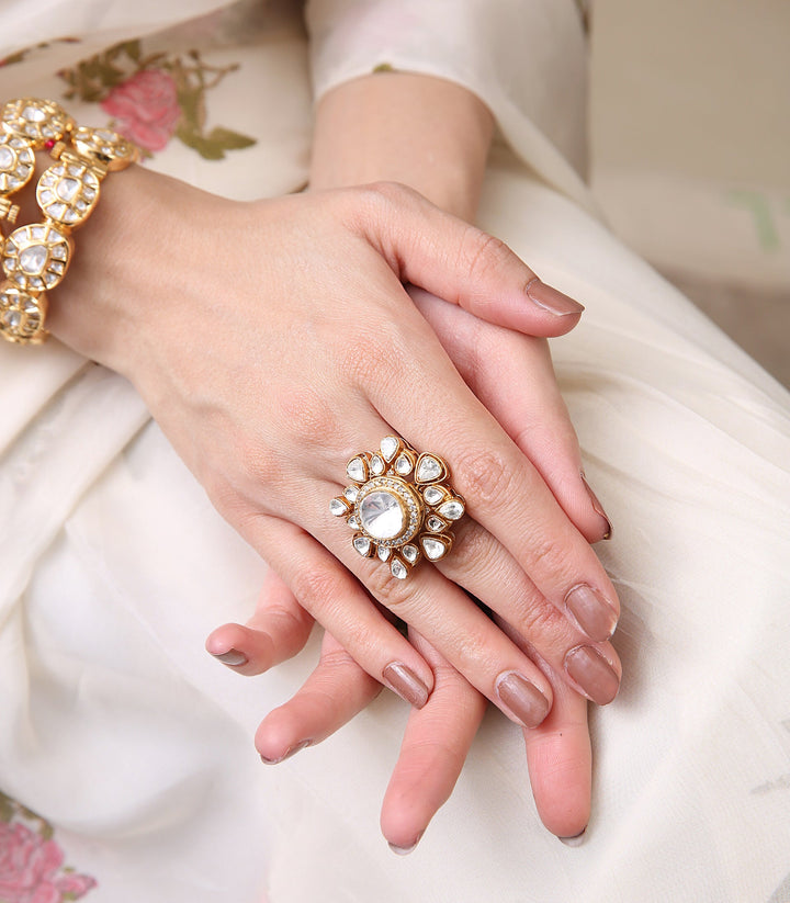 HIMANSHI POLKI RING