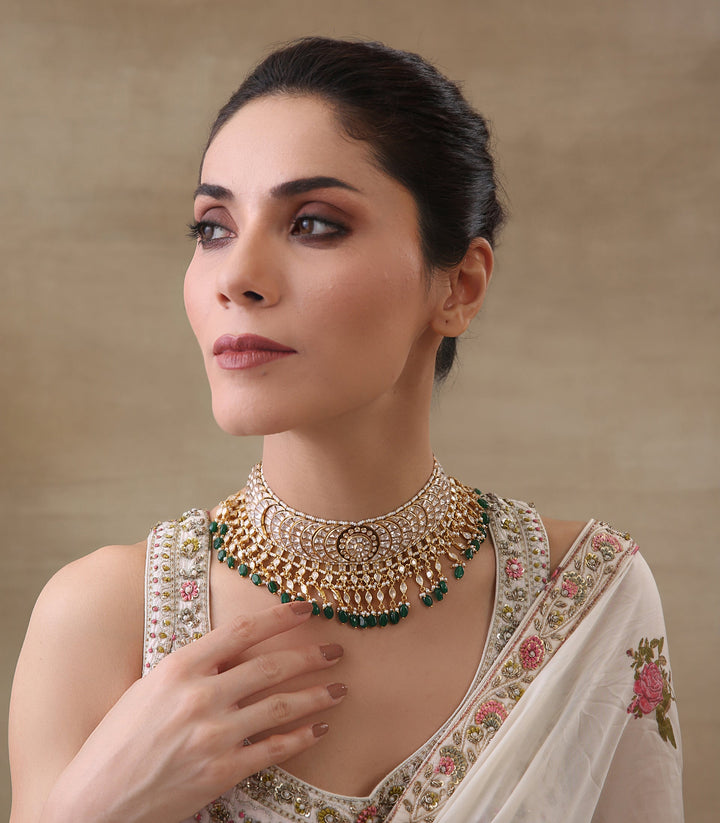 NANDIKA GREEN  MOISSANITE NECKLACE