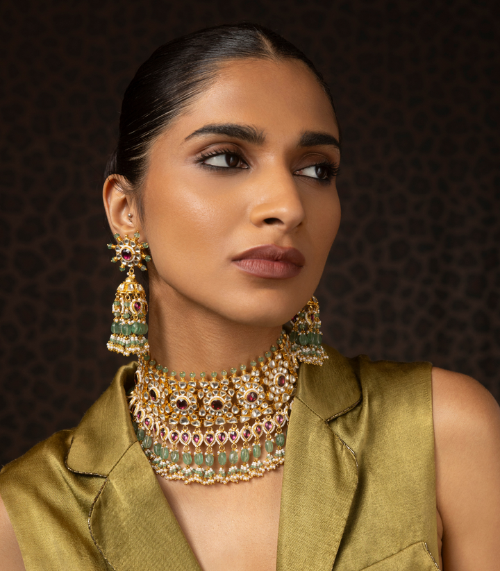 SREYASHI RODO LIGHT KUNDAN CHOKER