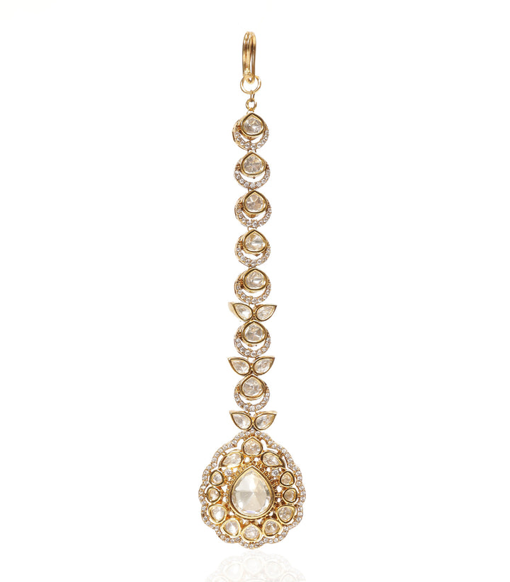 AHVI ANTIQUE FINISH POLKI TIKA