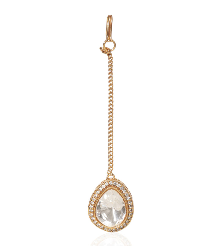 FALAK GOLD PLATED  POLKI TIKA