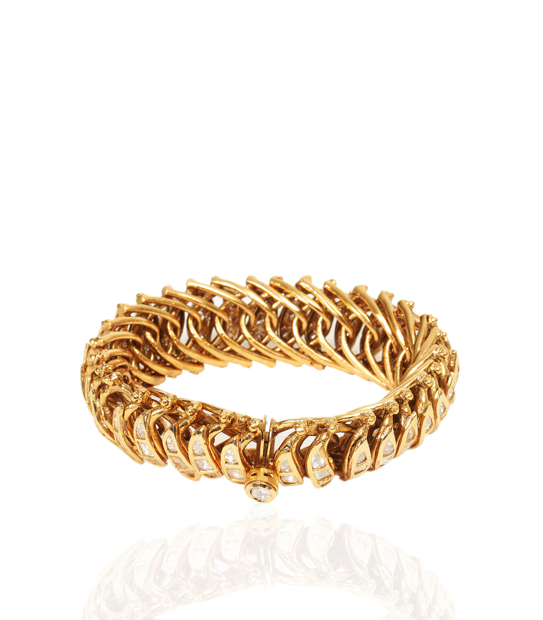 MOHINI GOLD PLATED KUNDAN SUTARLA