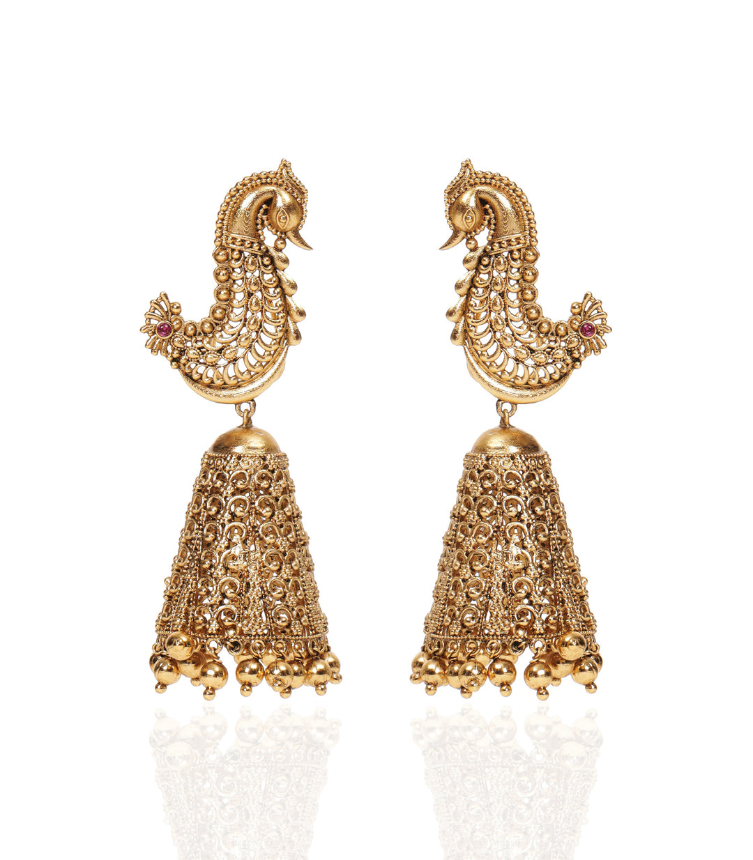 JEEVIKA GOLD PLATED JHUMKA