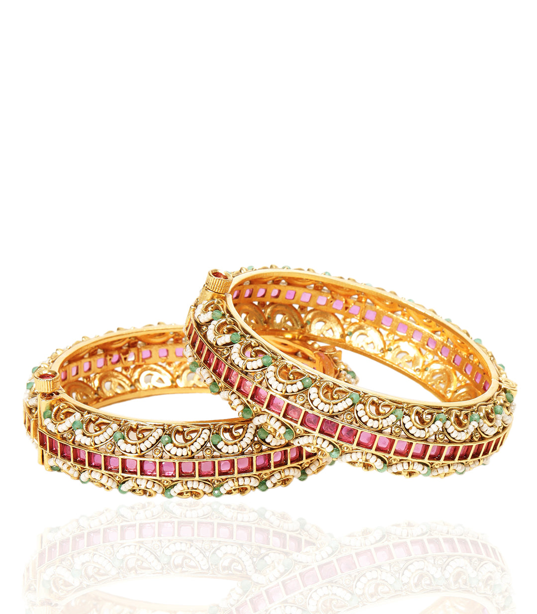 HEMA RED & GREEN BANGLES