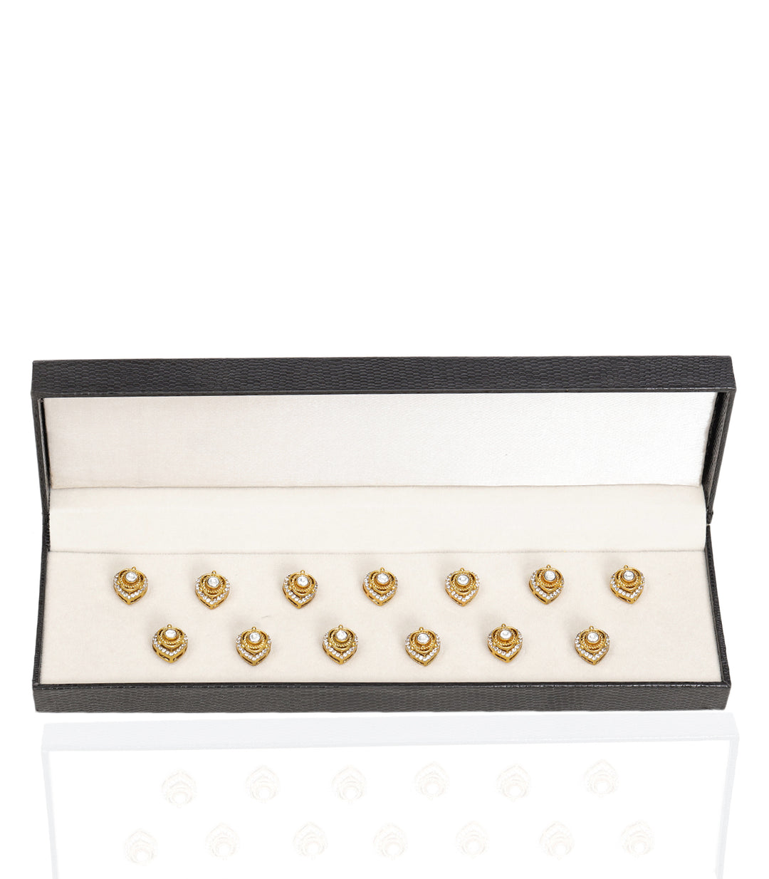 AMANI GOLD PLATED  POLKI BUTTON