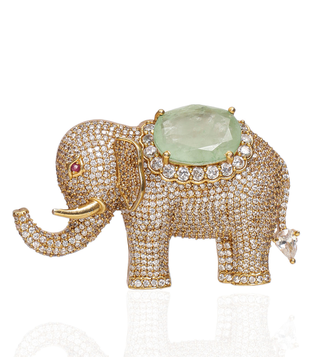 AIRAVAT MINT BROOCH