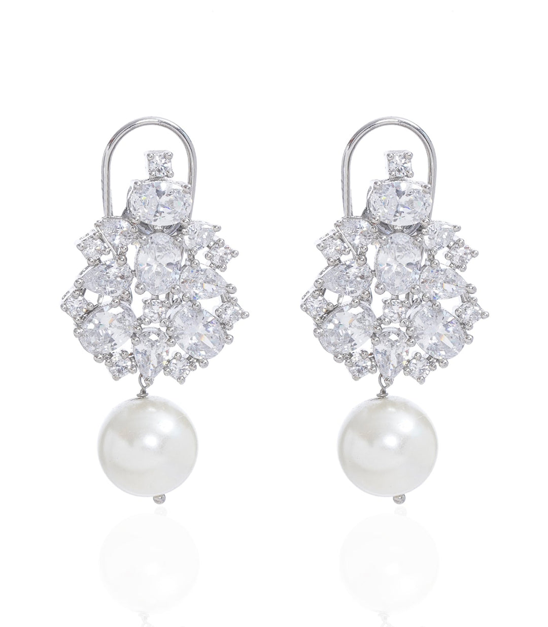 TANYA WHITE ZIRCON STUD