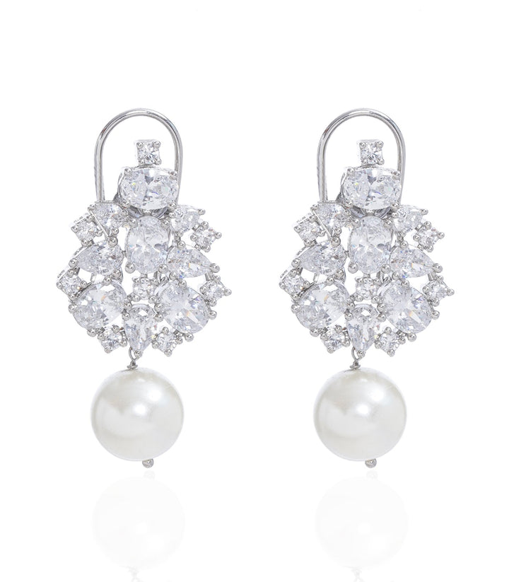 TANYA WHITE ZIRCON STUD