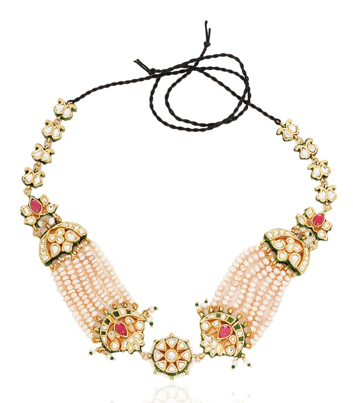 RANIYAH RED KUNDAN SHEESH PECH