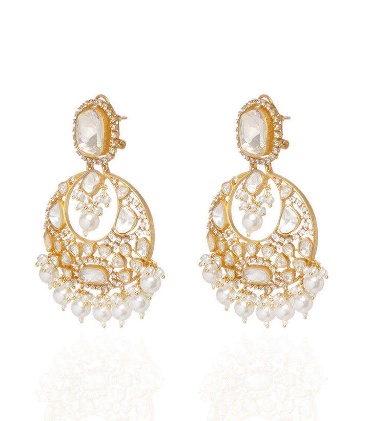 TANVI WHITE MOISSANITE NECKLACE SET