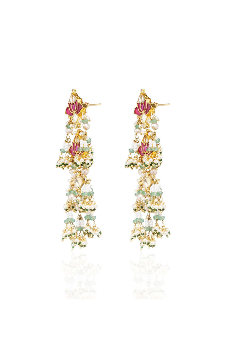 Anamika Red & Green Choker