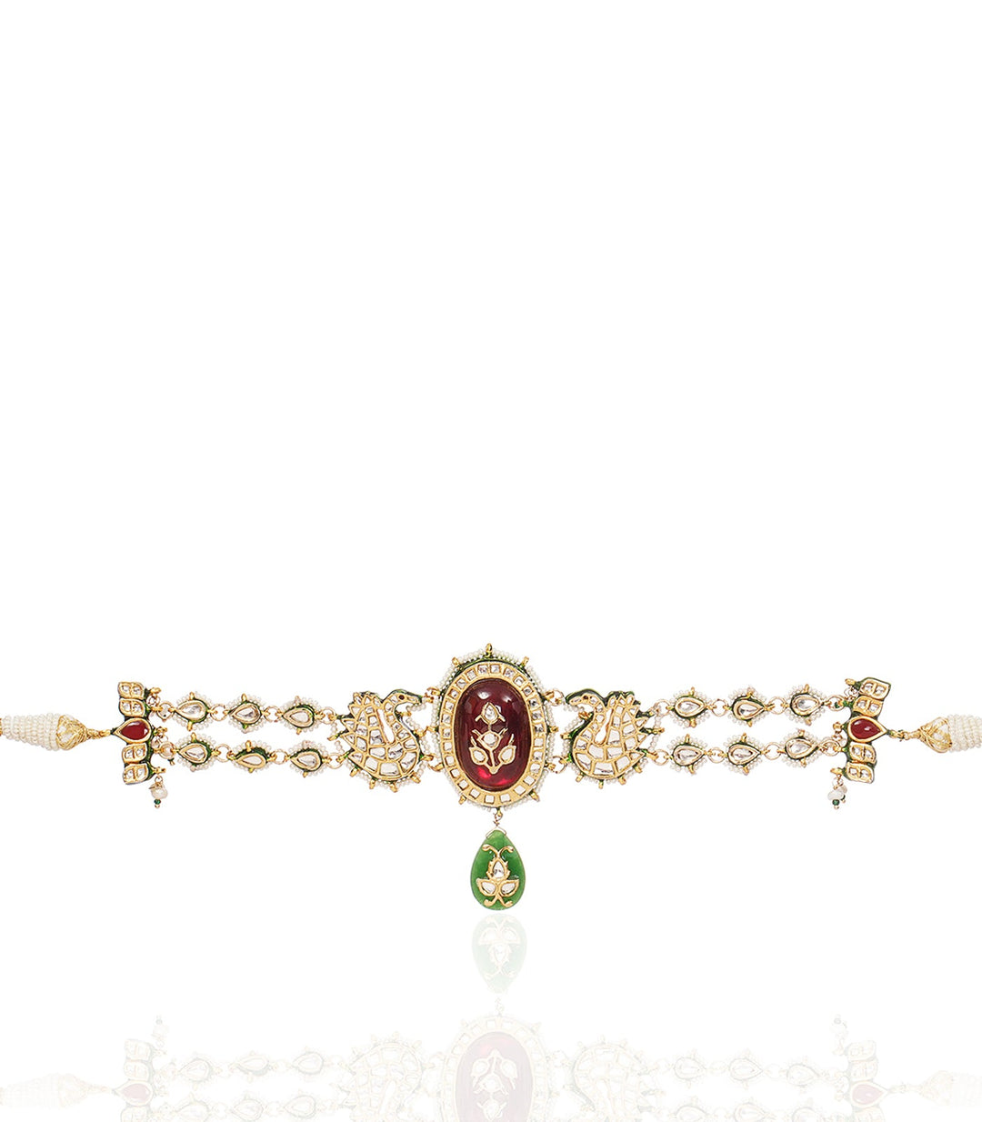 HARIKA RED KUNDAN CHOKER