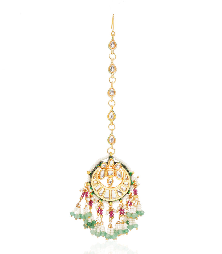 ALOKI GREEN KUNDAN TIKKA