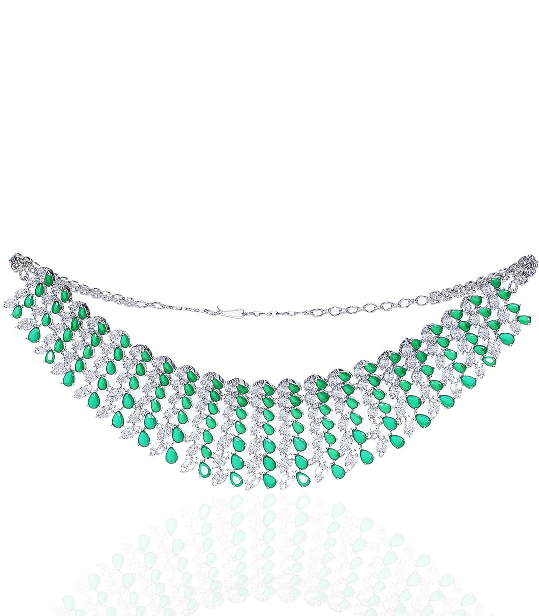 RHEA GREEN ZIRCON NECKLACE SET