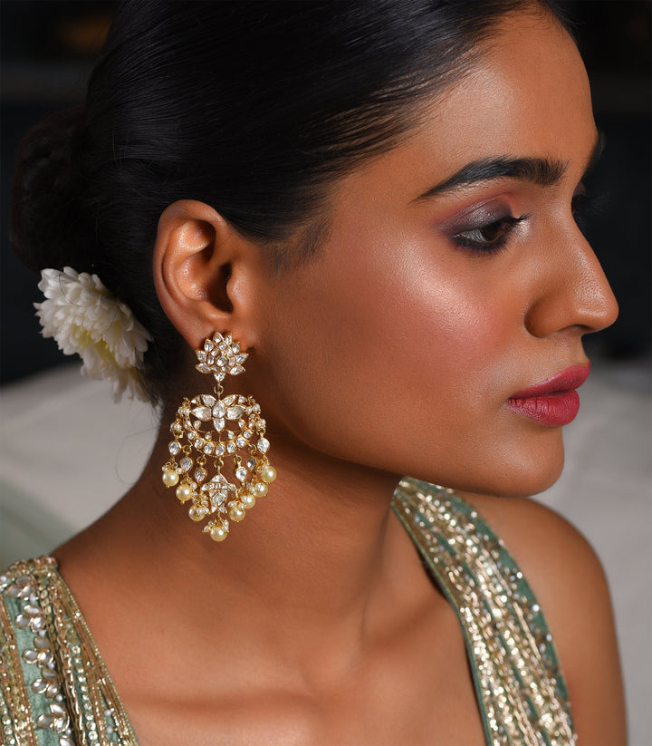 PADMA MOISSANITE EARRING