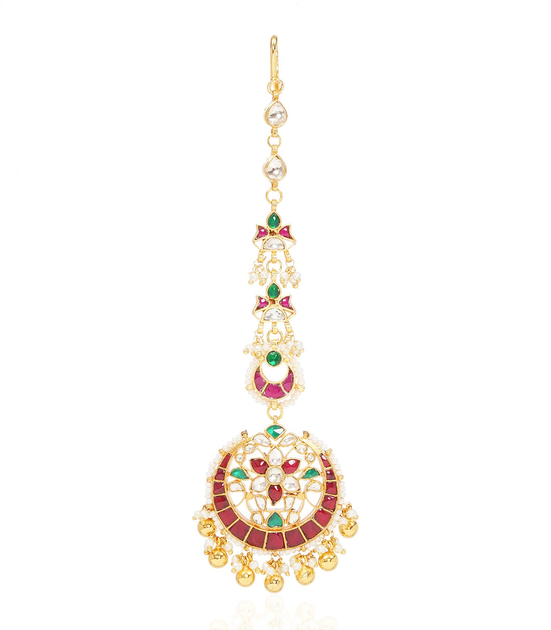 YASHASVINI RED KUNDAN TIKA
