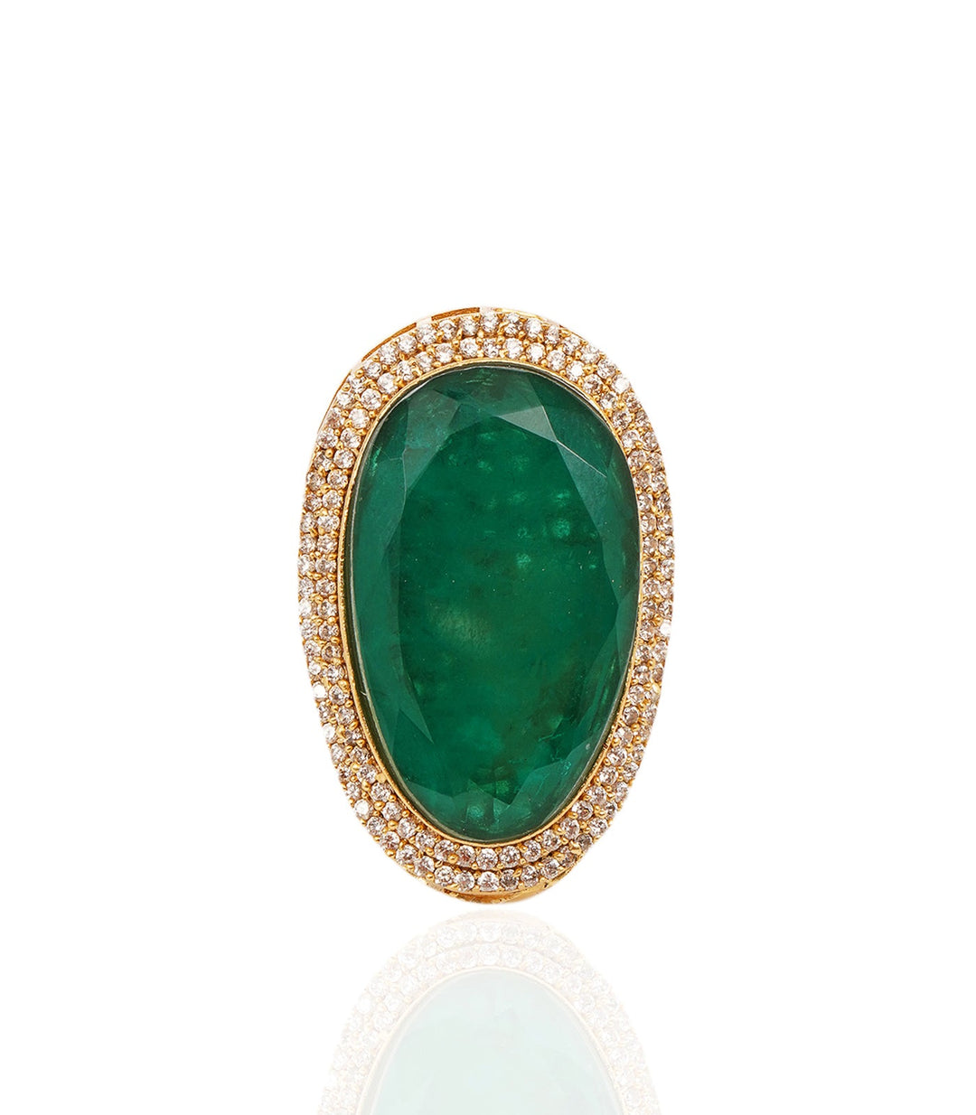MEHULIKA GREEN ONYX RING