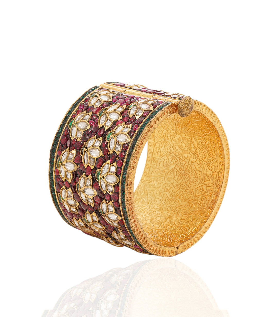 KASHVI RUBY KUNDAN BANGLES