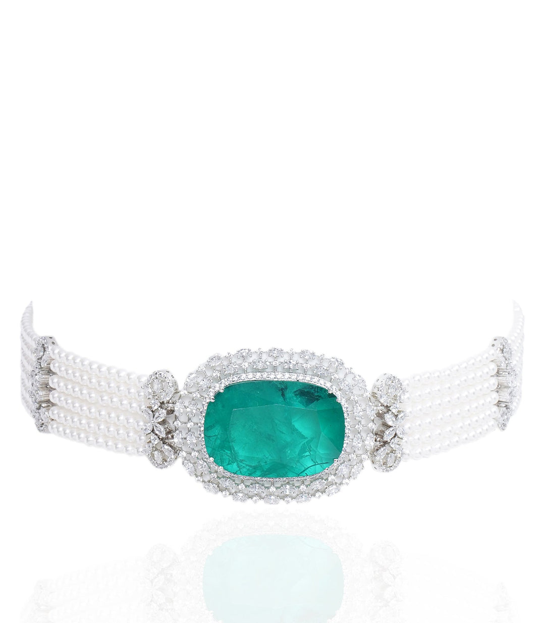 FREYA GREEN ZIRCON CHOKER