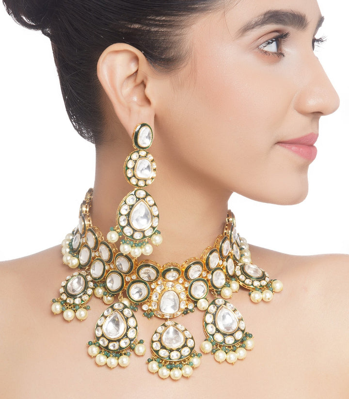 GIRVANI POLKI NECKLACE SET