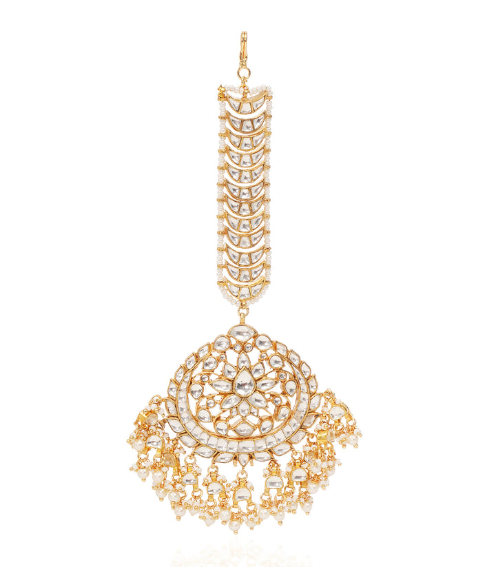 SHOBHA WHITE KUNDAN TIKKA