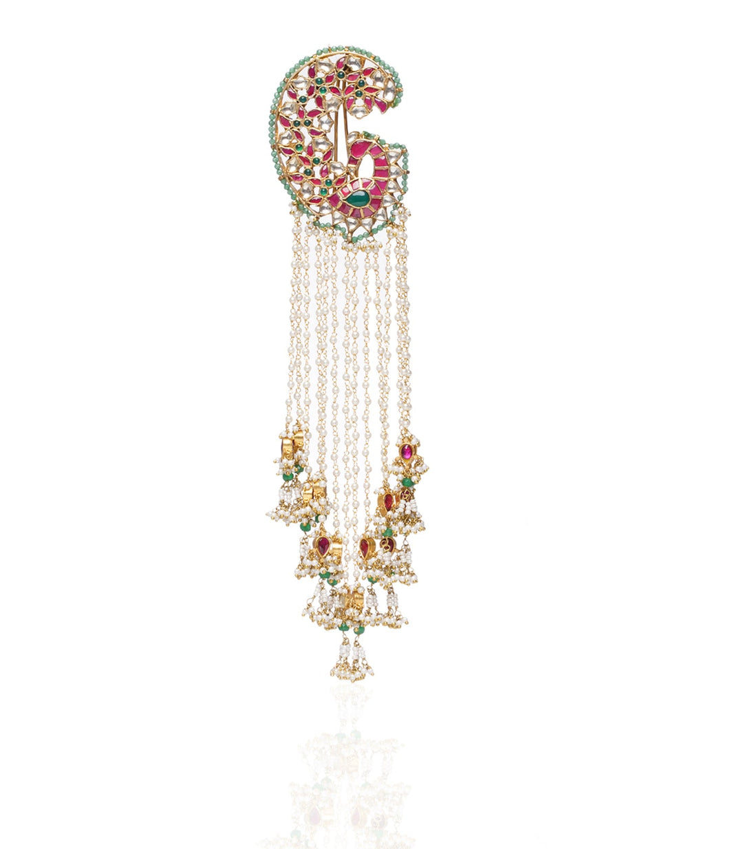 Mohana Red & Green Juda Pin