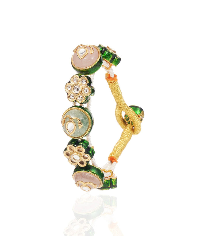 SAMARIKA MINT KUNDAN BRACELET