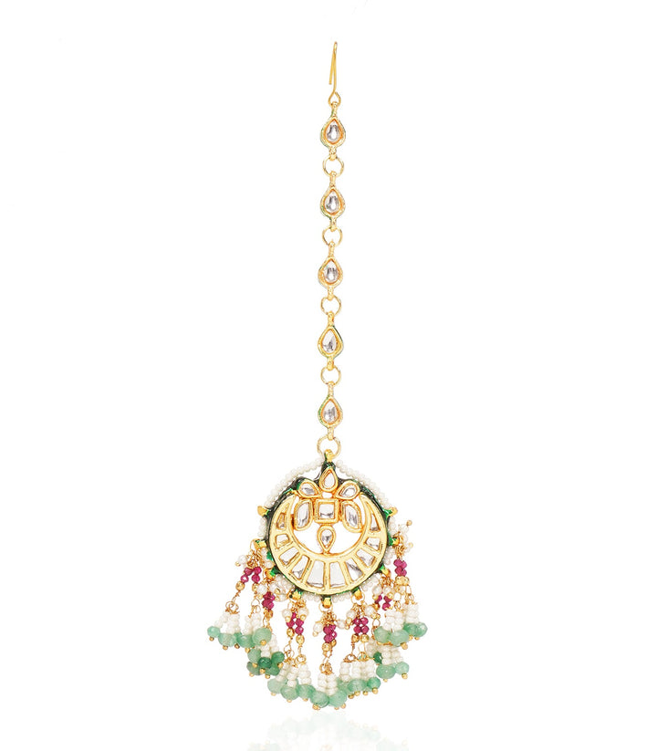 ALOKI GREEN KUNDAN TIKA