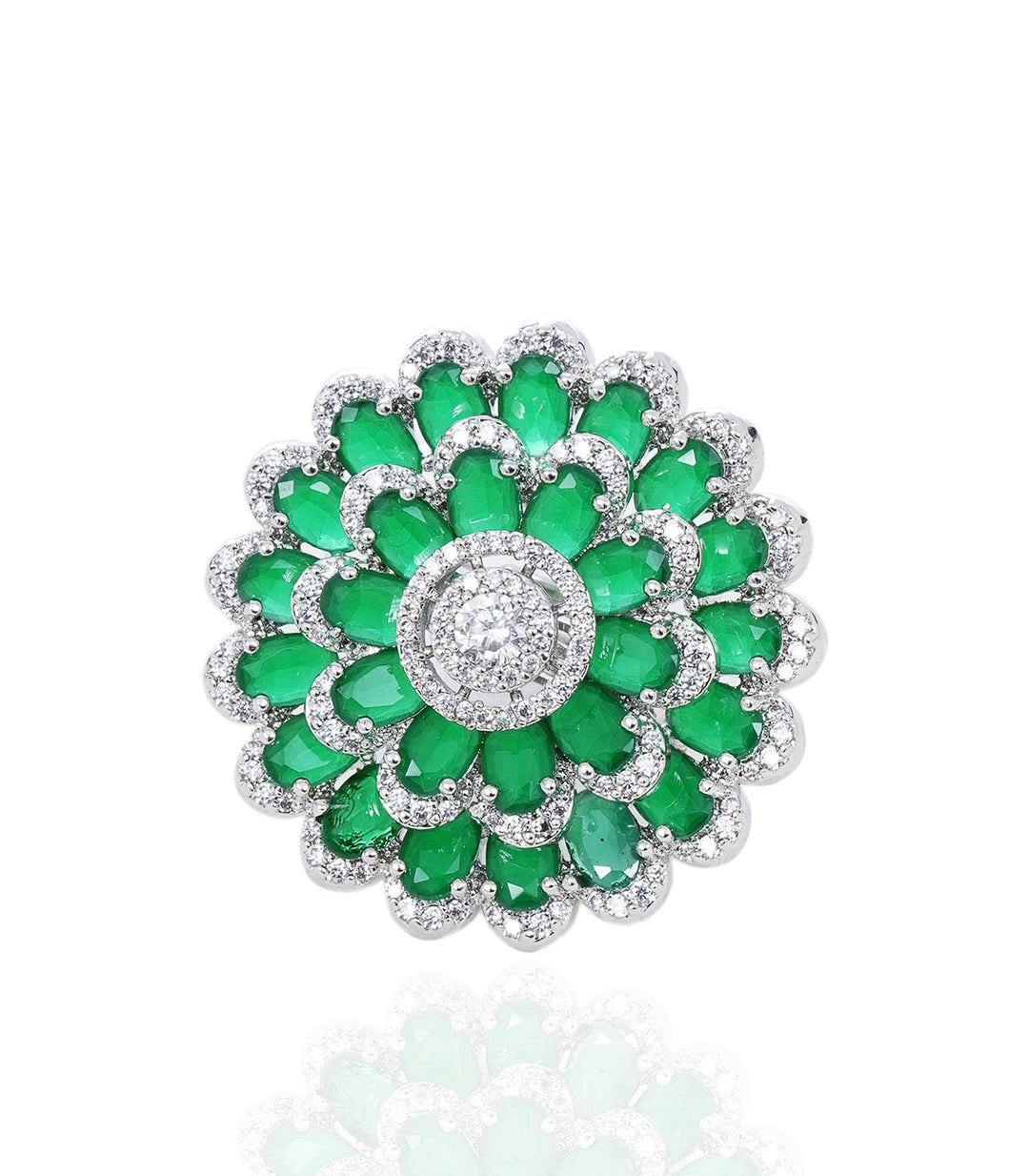 SAYLOR GREEN ZIRCON RING