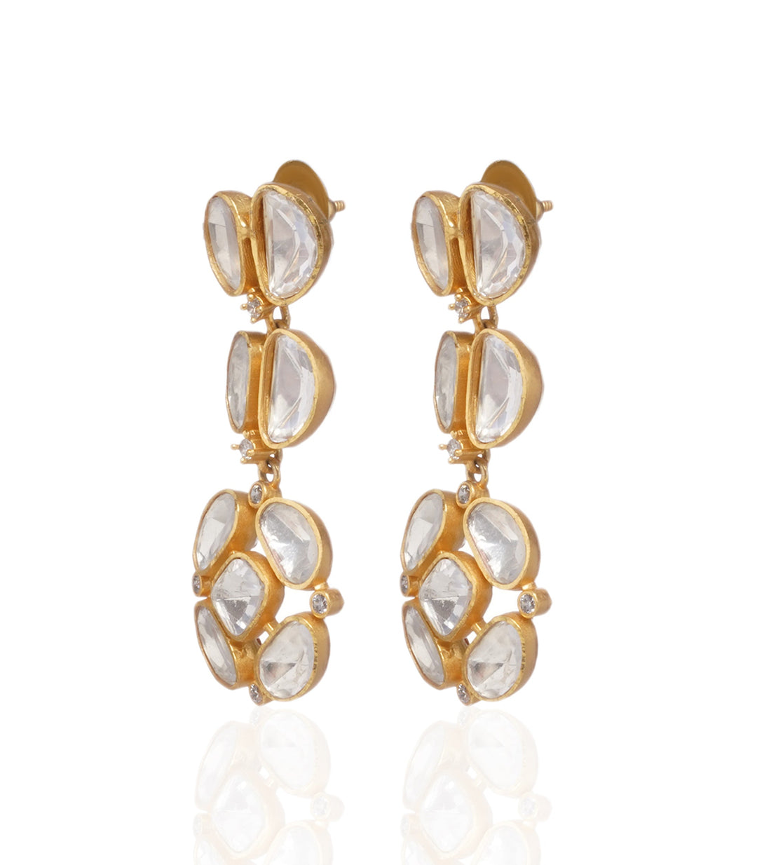 Karalika Moissanite Single Line Necklace Set