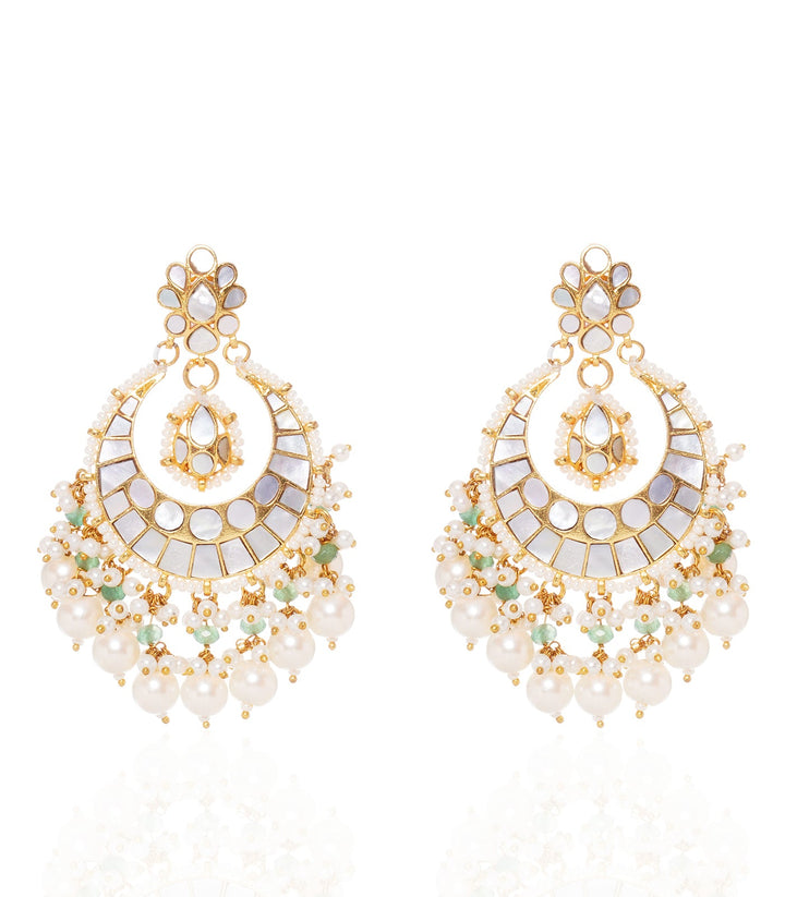 BHAVYA MOTHER OF PEARLS CHANDBALI