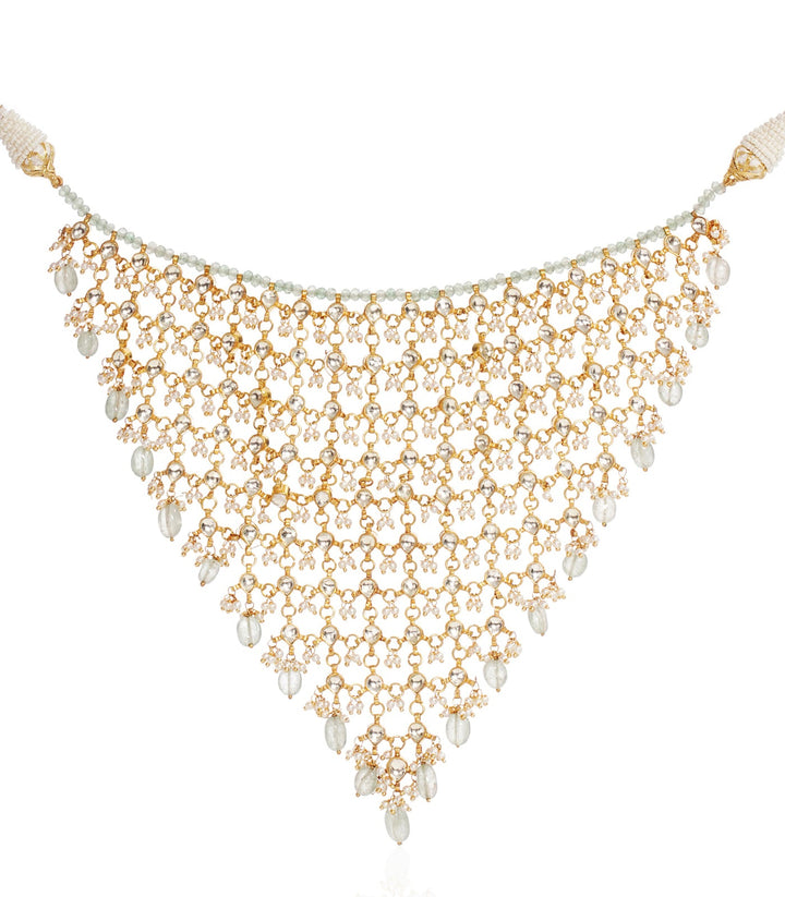 YUVANI GREEN KUNDAN CHOKER