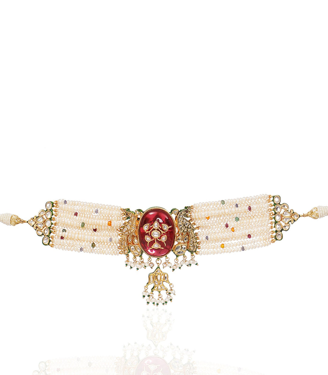 KAVITA RED KUNDAN CHOKER