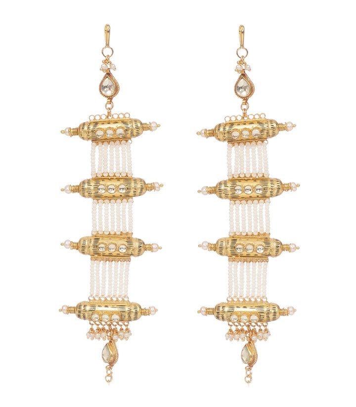 RUPESHWARI WHITE KUNDAN EARCHAIN