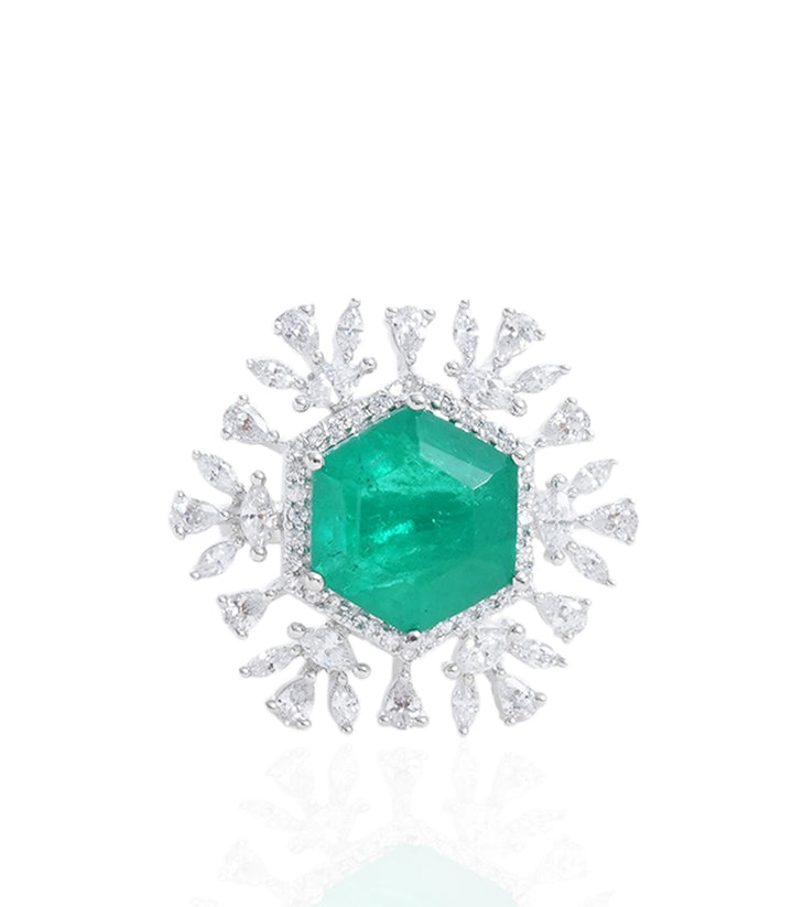 SOPHIA GREEN ZIRCON RING
