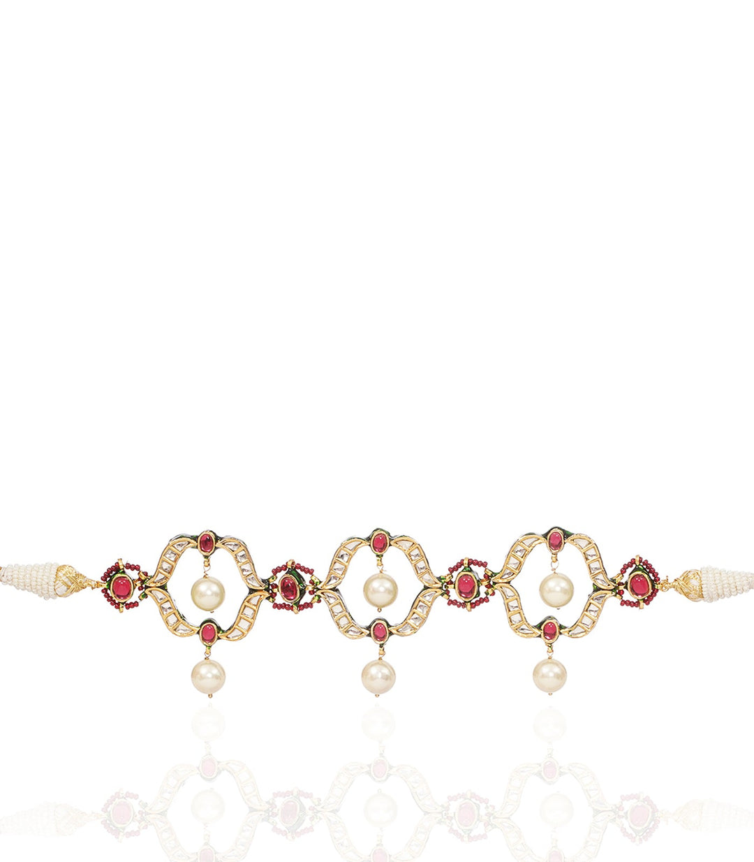 HAMSIKA RED KUNDAN CHOKER