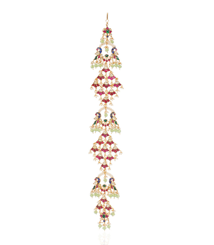 NITI KUNDAN RED&GREEN CHOTI