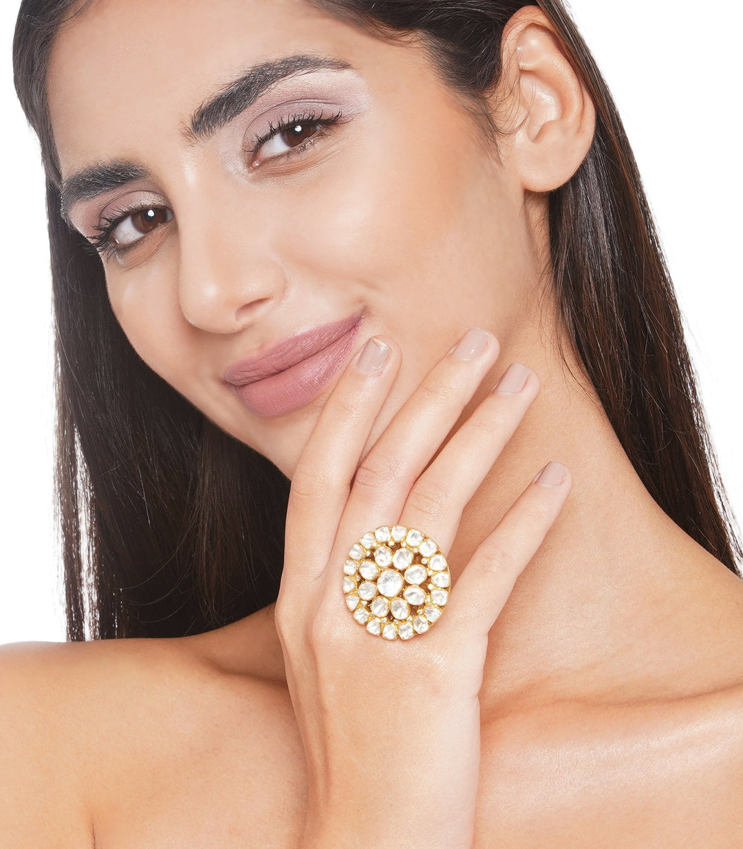 MANASVINI  MOISSANITE RING