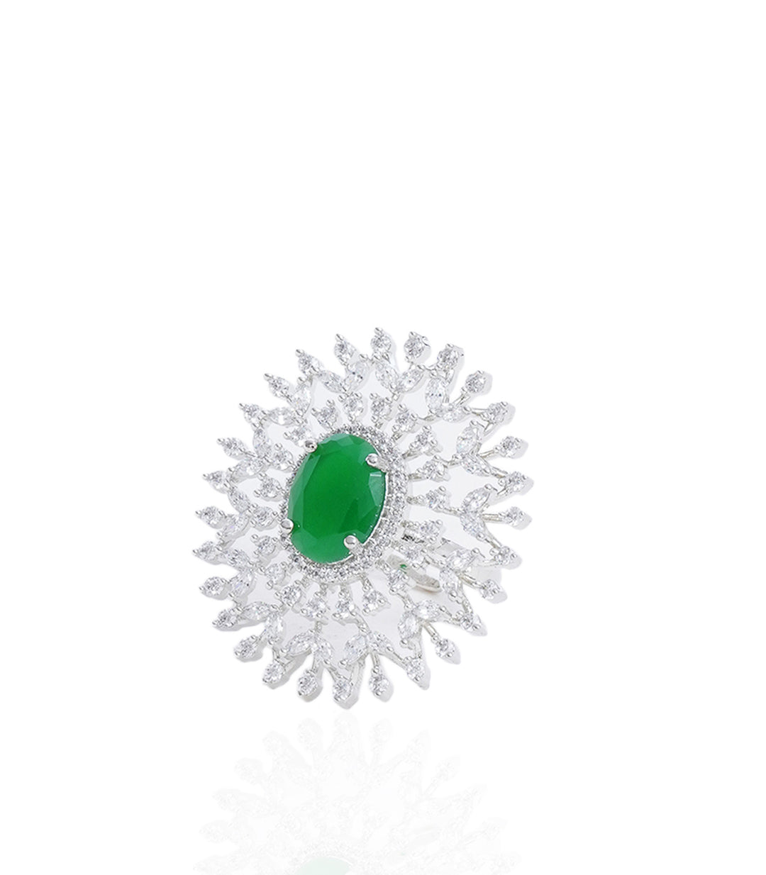 EVELYN RUBY ZIRCON RING