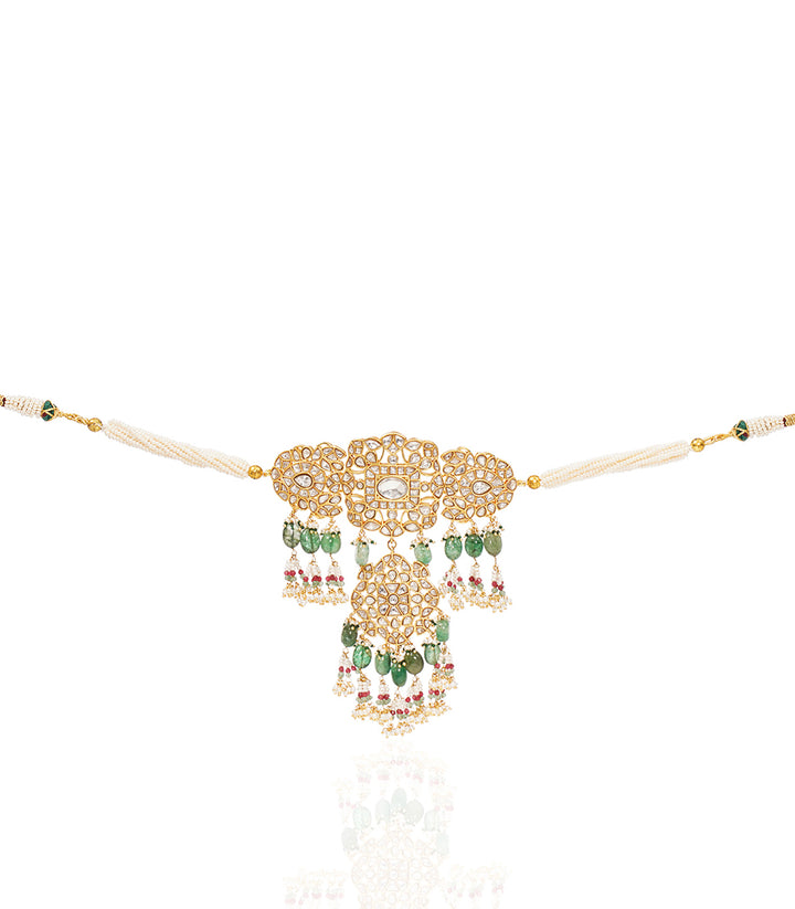 UDYATI GREEN KUNDAN CHOKER