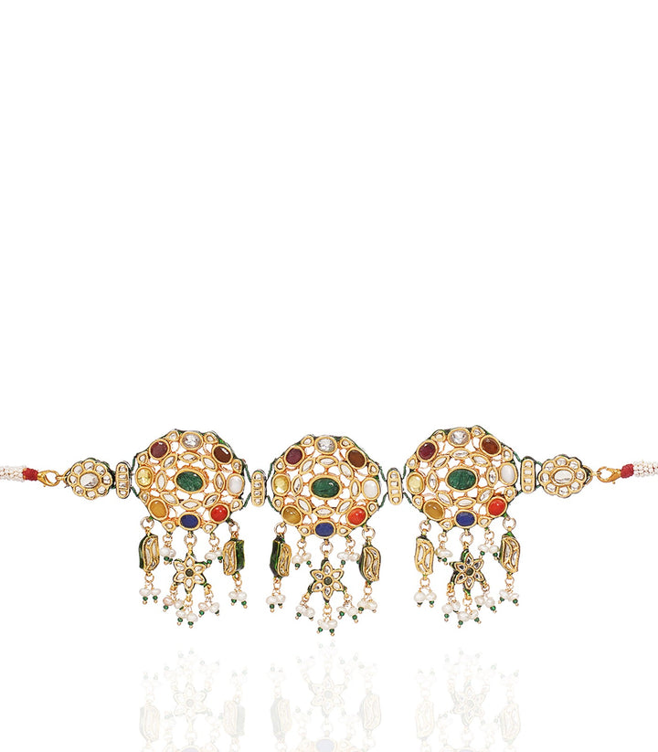 NITARA GREEN KUNDAN CHOKER
