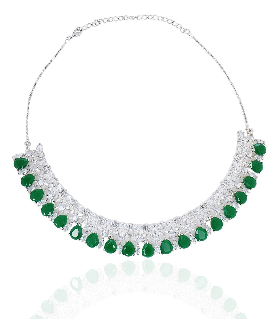 STELLA GREEN ZIRCON NECKLACE SET