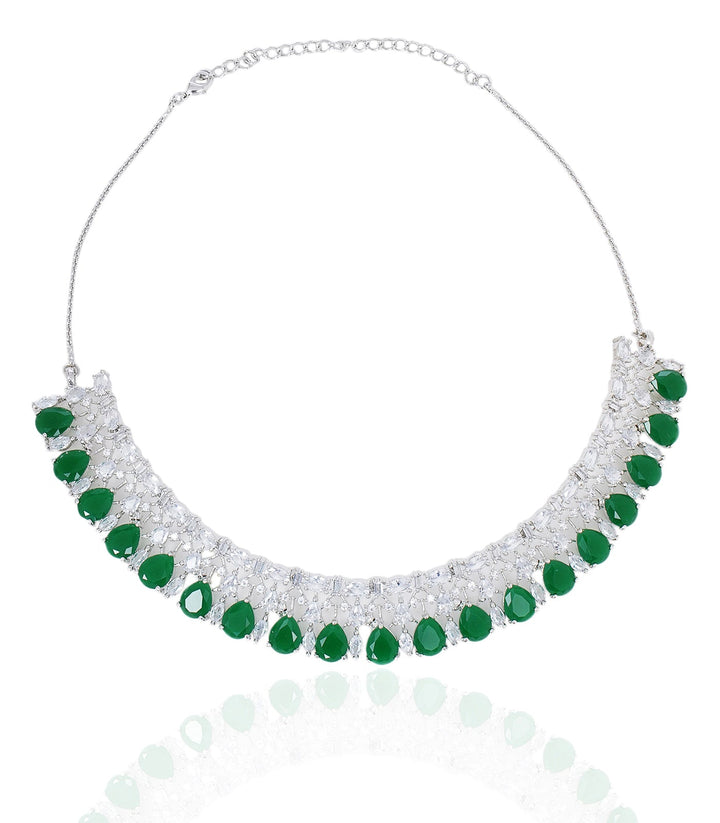 STELLA GREEN ZIRCON NECKLACE SET