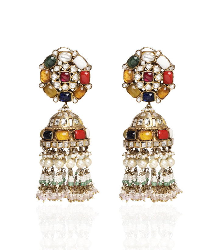 Kanakya Navratan Jhumka