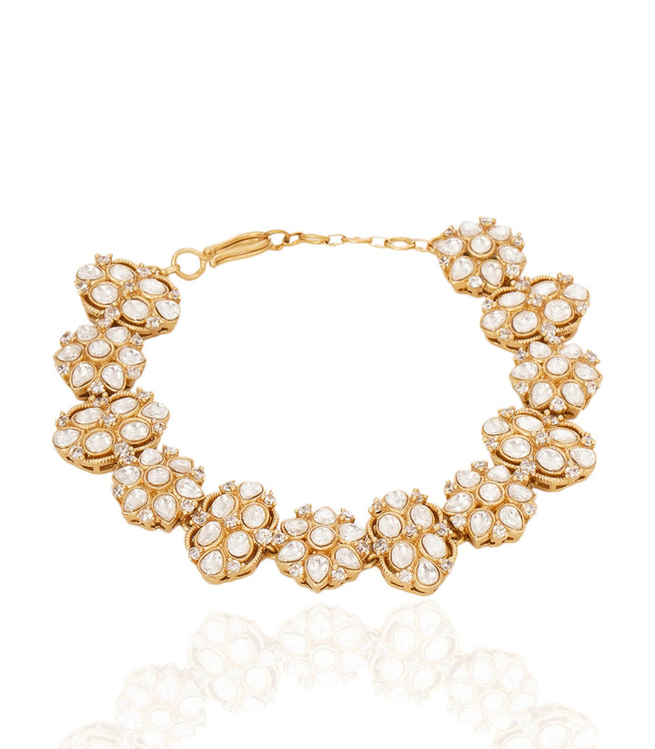 SUPRIYA GOLD PLATED  POLKI BRACELET