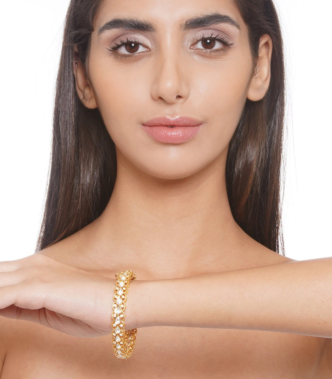 CHANDNI GOLD PLATED KUNDAN BANGLES